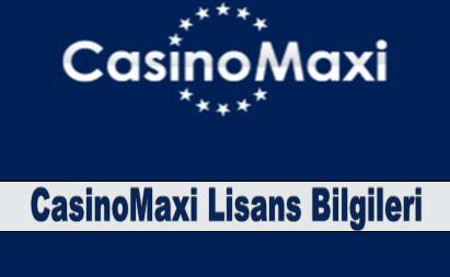 CasinoMaxi Lisans Bilgileri